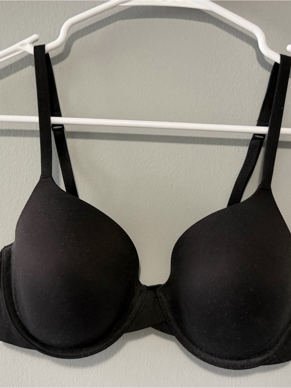Calvin Klein Black T-Shirt Bra - Smooth Molded Cups